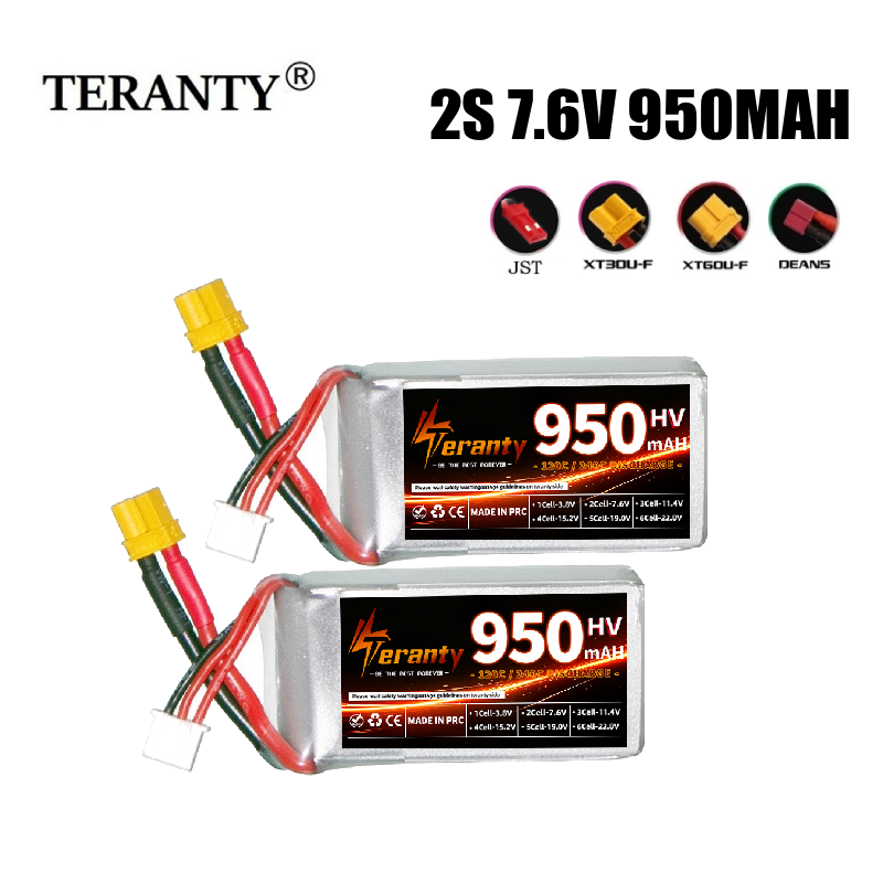 Teranty 2S HV 7.6V 950mAh 120C - Drone Racing Charger 评论和价格
